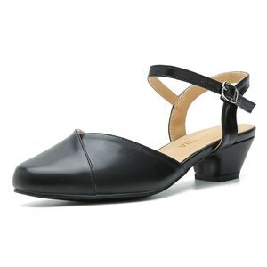 Slingback Comfortable Closed Toe Block Heel Shoe, SIZE 11.5, 13O-155S006